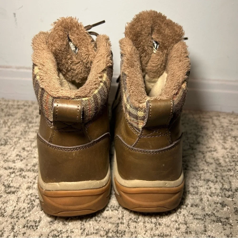 Kodiak Thinsulated Brown Rae Lace Up Ankle Snow Boots Size 9